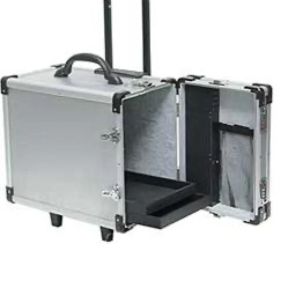 Silver Portable Jewerly Case